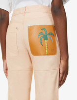Thumbnail for your product : Loewe x Ken Price La Palme straight high-rise jeans