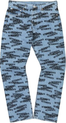 Vetements Jeans With Logo, , - ShopStyle