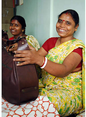 NV London Calcutta Large Ladies Leather Handbag