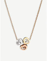 Thumbnail for your product : Chopard Happy Diamonds Icons 18ct rose-gold, white-gold, yellow-gold and diamond necklace, yellow