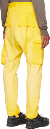 11 By Boris Bidjan Saberi Yellow P21B Cargo Pants