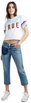 Thumbnail for your product : True Religion Starr Crop Straight Womens Jeans