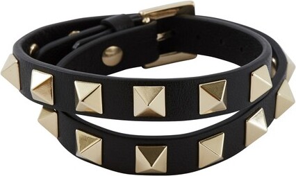 Valentino Garavani Rockstud double bracelet - ShopStyle