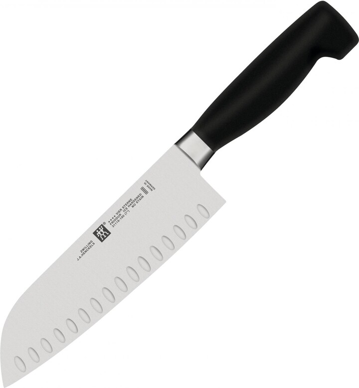 Zwilling J.A. Henckels Four Star 7" Santoku Hollow Edge Knife