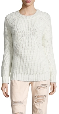 Anine Bing Chunky Open Knit Sweater