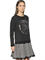 Thumbnail for your product : Diesel Mohican Cotton Blend Jersey Sweatshirt