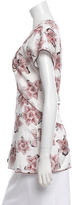 Thumbnail for your product : Piazza Sempione Floral Peplum Top w/ Tags