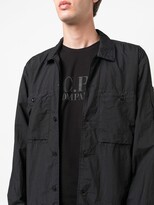 Thumbnail for your product : C.P. Company Lens-detail lightweight shirt jacket