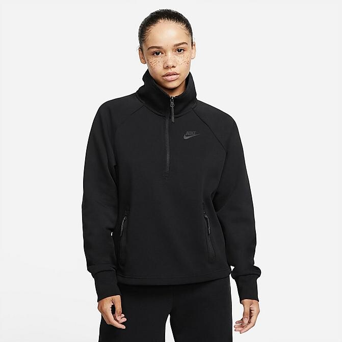Nike Women's Tech Fleece Quarter-Zip Top - ShopStyle