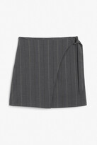 Thumbnail for your product : Monki Imitation wrap mini skirt