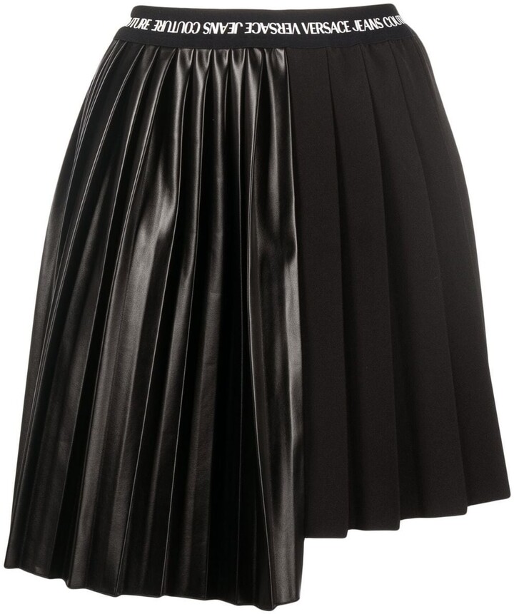Pleated Panel Skirt