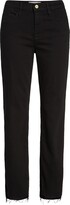 Thumbnail for your product : Frame Le High Straight High Waist Staggered Hem Jeans
