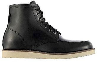 Ben Sherman Americana Boots Lace Up Stitched Detailing Leather Shoes