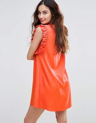 Fashion Union Ruffle Sleeve Dress
