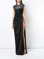 Thumbnail for your product : Alexander Wang twisted cup evening dress