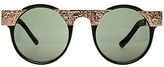 Thumbnail for your product : Spitfire Sunglasses The Hi Teque Sunglasses in Black and Gold