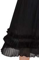 Thumbnail for your product : ELVI Pleated Chiffon Midi Skirt