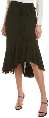 Eliza J Cascading Midi Skirt