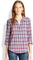 Thumbnail for your product : Joie Michaela Plaid Cotton Flannel Shirt
