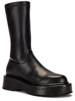 Thumbnail for your product : Paris Texas Vegan Leather Platform Stretch 50 Ankle Boot in Black