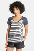 Thumbnail for your product : Halogen Sequin Stripe Scoop Neck Tee