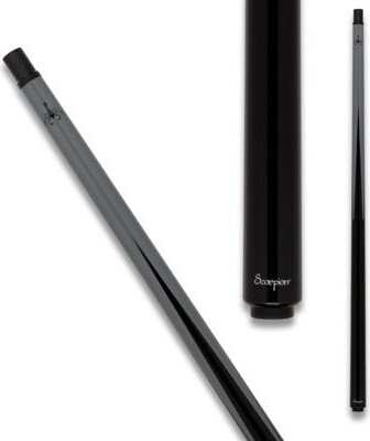 Scorpion SCOCBK Carbon Fiber Sneaky-Pete Break Cue - Grey w/ Black Points