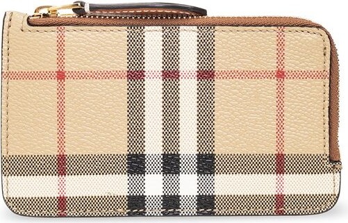 Burberry Vintage Checked Zipped Cardholder
