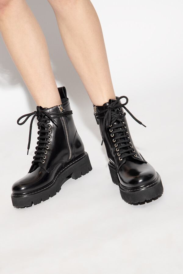 Details about   Women Fashion Leather Canvas Embroidered Lace Up Platform Combat Boots Shoes IQA