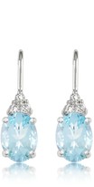 Thumbnail for your product : Incanto Royale Aquamarine and Diamond 18K Gold Earrings