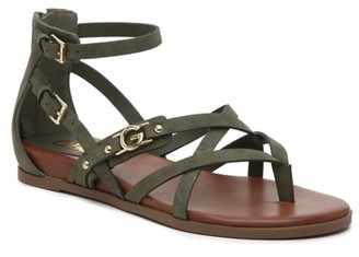 olive green sandals dsw