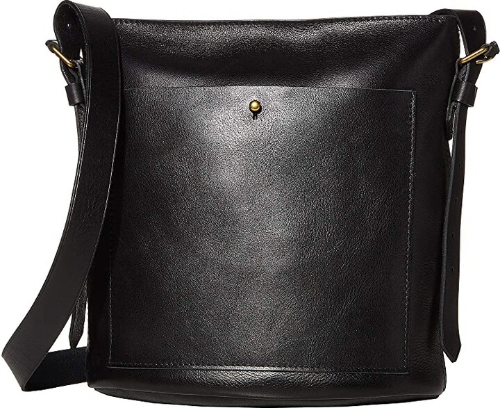 The Essential Mini Bucket Tote in Leather