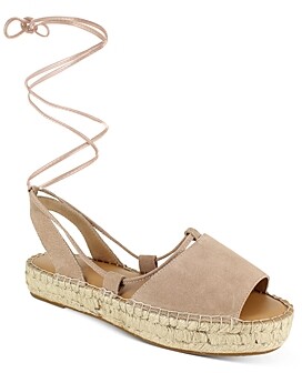 Splendid Women's Meredith Almond Toe Strappy Espadrille Platform Sandals