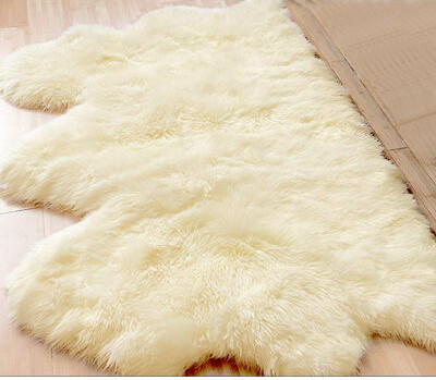 Mercer41 Munsey Handmade Sheepskin Natural Area Rug