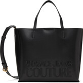 Thumbnail for your product : Versace Jeans Couture Black Institutional Logo Tote