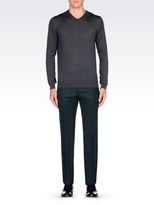 Thumbnail for your product : Armani Collezioni Classic Wool Blend Trousers