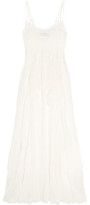 Thumbnail for your product : Needle & Thread Victoriana Lace-Trimmed Silk-Chiffon Maxi Dress