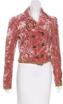 Thumbnail for your product : John Galliano Embroidered Velvet Jacket