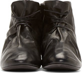 Thumbnail for your product : Marsèll Black Leather Cinched Minimal Shoes