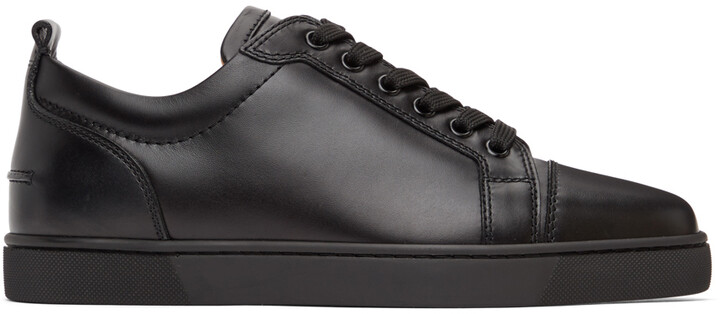 Christian Louboutin Black Louis Junior Sneakers - ShopStyle