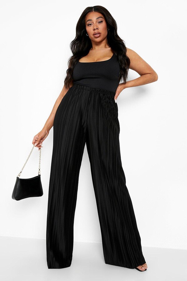 wide leg trousers plus size uk
