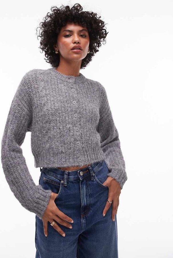 The Ragged Priest Y2K bobble sheer knit jumper in red ShopStyle