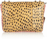 Thumbnail for your product : Marc Jacobs Polly mini glossed-elaphe and leather shoulder bag