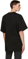 Thumbnail for your product : John Lawrence Sullivan Black Oversized Print T-Shirt