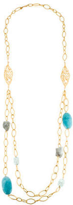Alexis Bittar Multi-gem & Crystal Chain Necklace