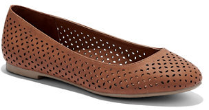 New York and Company Perforated Ballet Flat