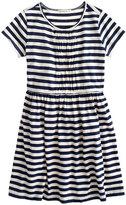 Thumbnail for your product : J.Crew Girls' ruched tee dress in stripe