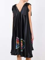 Thumbnail for your product : Fendi floral embroidered dress