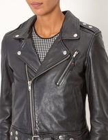 Thumbnail for your product : BLK DNM Black Cropped Leather Jacket 1