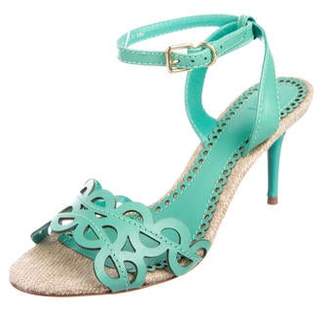 Tory Burch Leather Ankle Strap Sandals