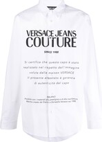 Thumbnail for your product : Versace Jeans Couture Logo-Print Stretch-Cotton Shirt